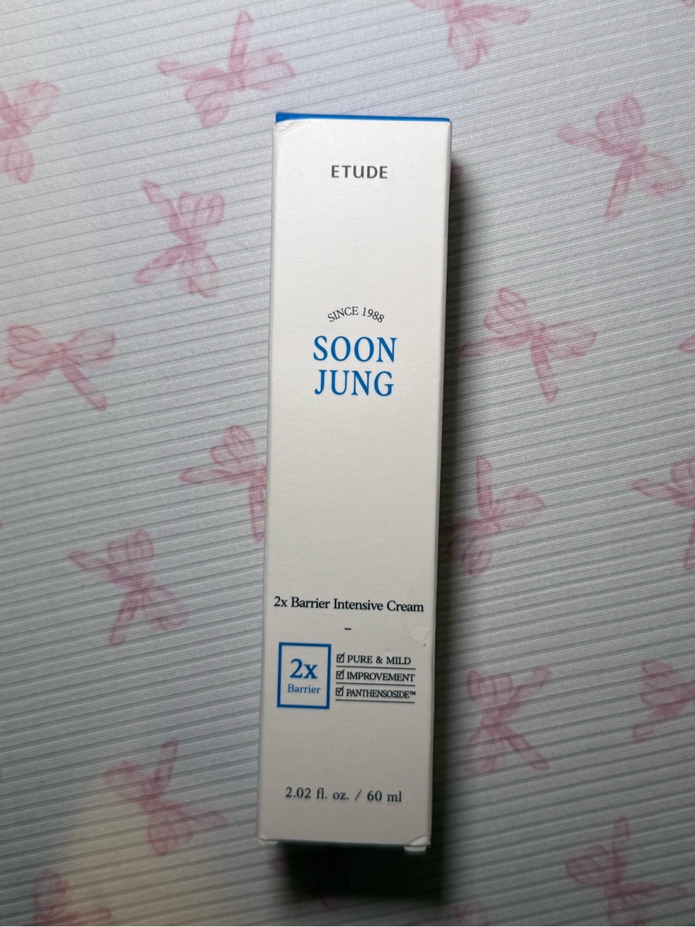 Etude Soon Jung 2x Barrier Intensive Cream — White Soothing Moisturizer